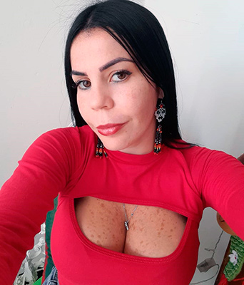 Tidy lady Angeles from Maracay (Venezuela), 38 yo, hair color black