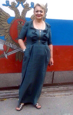 Intellectual lady Pat'ya from Kislovodsk (Russia), 55 yo, hair color peroxide blonde
