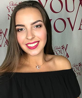 Cheerful girl Ekaterina from Kharkov (Ukraine), 25 yo, hair color chestnut