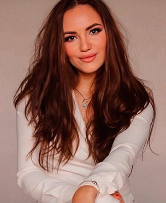 Serious woman Aleksandra from Kiev (Ukraine), 37 yo, hair color dark brown