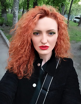 Responsible bride Irina from Kiev (Ukraine), 36 yo, hair color red-haired