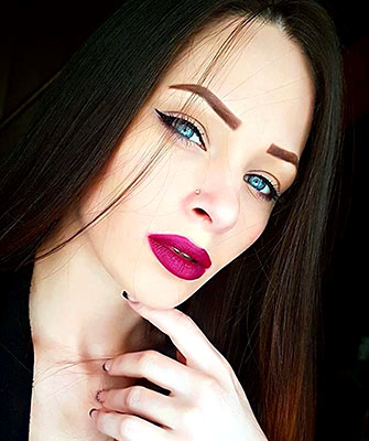 Positive girl Mariya from Odessa (Ukraine), 31 yo, hair color black