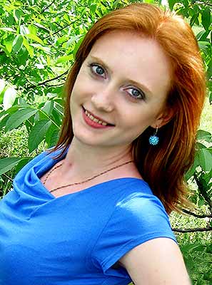 Dreamy lady Anastasiya from Perevalsk (Ukraine), 33 yo, hair color red