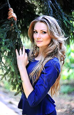Optimistic bride Nina from Kiev (Ukraine), 33 yo, hair color brown