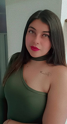 Lively wife Maria from Bogota (Colombia), 29 yo, hair color black