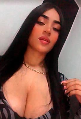 Blonde woman Jessica Liliana from Medellin (Colombia), 29 yo, hair color black