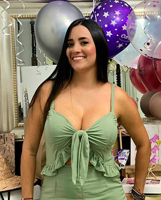 Attractive lady Diana from Medellin (Colombia), 35 yo, hair color black