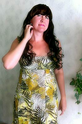 Cheerful lady Elena from Severodonetsk (Ukraine), 50 yo, hair color chestnut