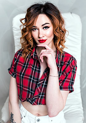 Open girl Anna from Kiev (Ukraine), 24 yo, hair color red-haired
