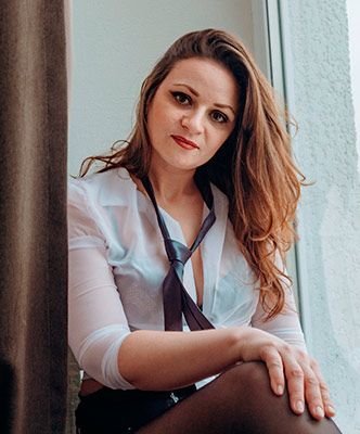 Calm lady Kristina from Izmail (Ukraine), 31 yo, hair color brown