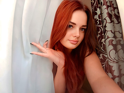 Happy lady Ol'ga from Kharkov (Ukraine), 34 yo, hair color red-haired