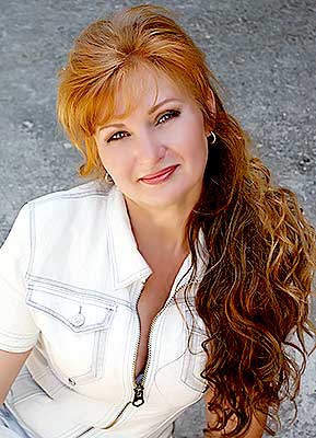 Kind woman Elena from Kerch (Russia), 57 yo, hair color red-haired