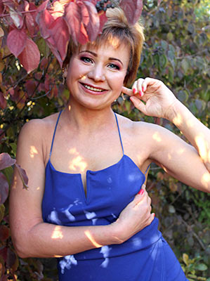 Positive lady Janna from Kharkov (Ukraine), 45 yo, hair color brown