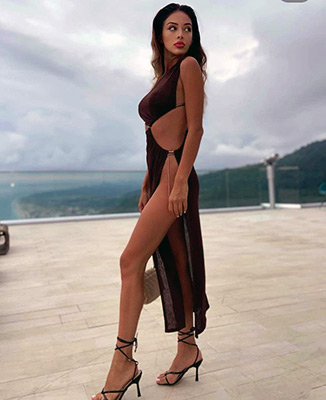 Beautiful woman Nino from Tbilisi (Georgia), 29 yo, hair color dark brown