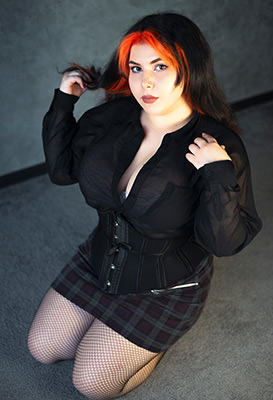 Risky girl Veronika from Kharkov (Ukraine), 23 yo, hair color black