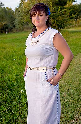 Jolly lady Anjela from Kherson (Ukraine), 52 yo, hair color chestnut
