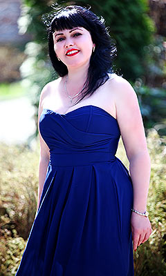 Responsible bride Tat'yana from Khmelnitsky (Ukraine), 42 yo, hair color black