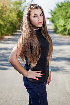 Sweet lady Anastasiya from Nikolaev (Ukraine), 27 yo, hair color dark brown