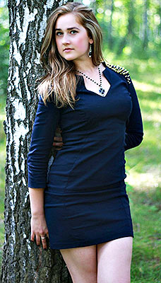 Cheerful lady Tat'yana from Kiev (Ukraine), 27 yo, hair color brown