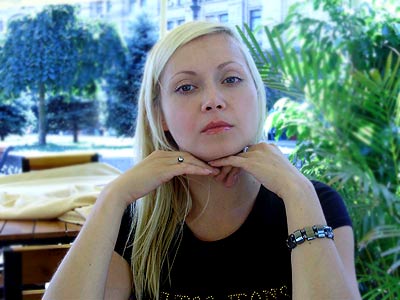 Sportive lady Viktoriya from Kiev (Ukraine), 40 yo, hair color blonde