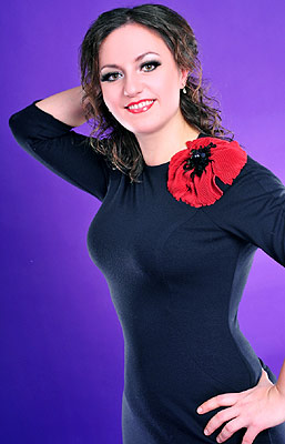 Strongwilled bride Ol'ga from Kiev (Ukraine), 46 yo, hair color chestnut