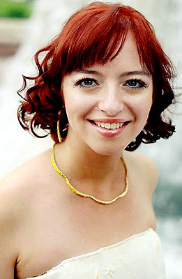 Emotional woman Marina from Kirovograd (Ukraine), 40 yo, hair color red-haired