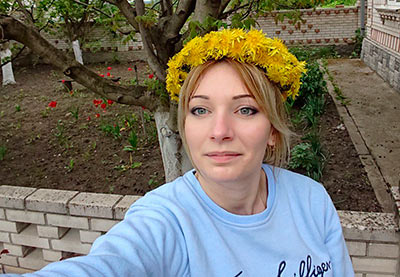 Calm woman Oksana from Odessa (Ukraine), 31 yo, hair color blonde