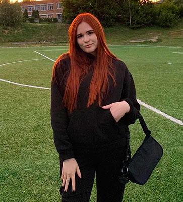 Goal oriented lady Aleksandra from Cherkassy (Ukraine), 23 yo, hair color red-haired