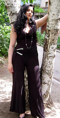 Attractive lady Alla from Lugansk (Ukraine), 50 yo, hair color black