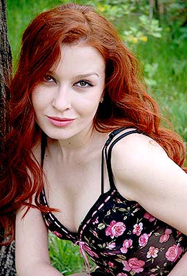 Careful lady Ekaterina from Lugansk (Ukraine), 40 yo, hair color red-haired