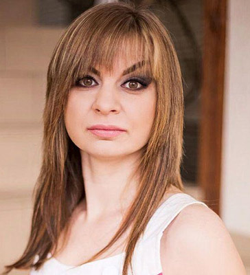 Friendly bride Inna from Lugansk (Ukraine), 43 yo, hair color peroxide blonde