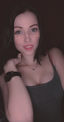 Honest girl Anna from Alchevsk (Ukraine), 21 yo, hair color black