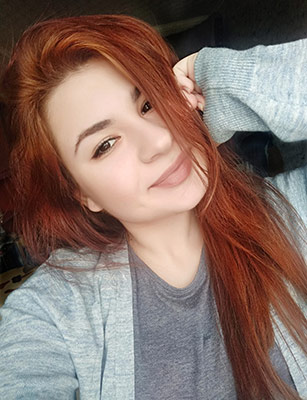 Romantic lady Anastasiya from Bryanka (Ukraine), 23 yo, hair color brown-haired