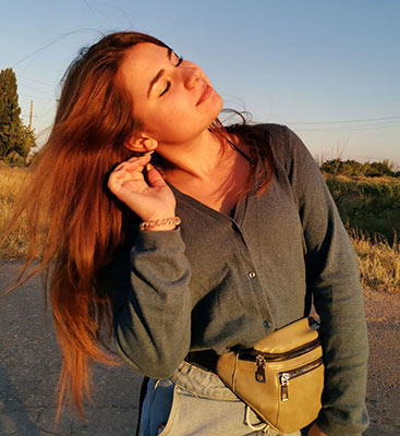 Romantic lady Anastasiya from Bryanka (Ukraine), 23 yo, hair color brown-haired