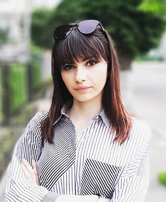Responsible lady Yuliya from Lutsk (Ukraine), 33 yo, hair color dark brown