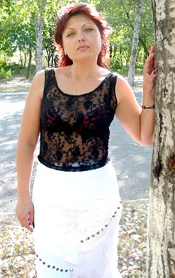 Calm bride Vita from Mariupol (Ukraine), 56 yo, hair color chestnut