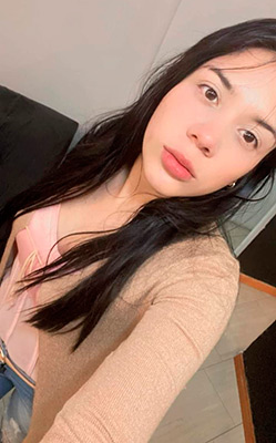 Happy wife Ana from Medellin (Colombia), 28 yo, hair color black