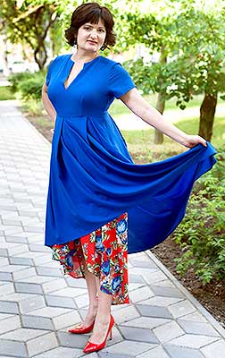 Sociable lady Tat'yana from Melitopol (Ukraine), 55 yo, hair color brunette