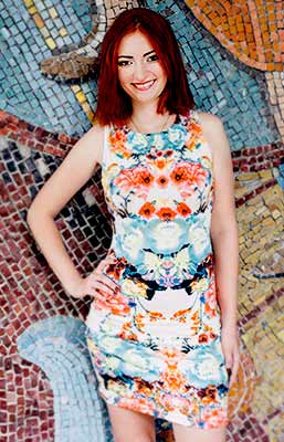 Lively girl Anna from Melitopol (Ukraine), 30 yo, hair color red-haired