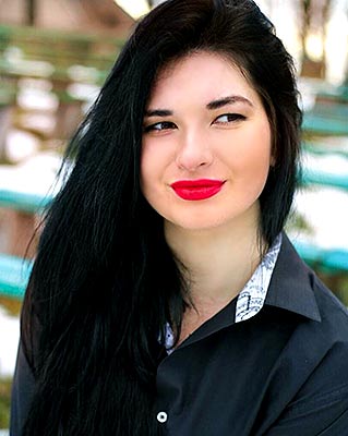 Classy bride Alla from Cherkassy (Ukraine), 27 yo, hair color black