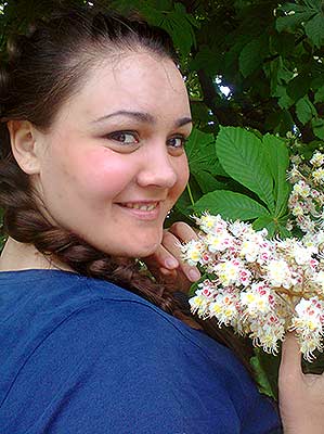 Nature lady Ekaterina from Nikolaev (Ukraine), 37 yo, hair color chestnut