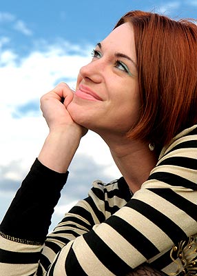 Persistent woman Anna from Nikolaev (Ukraine), 38 yo, hair color red-haired