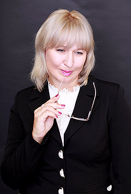 Weak woman Tat'yana from Krasnodar (Russia), 54 yo, hair color blonde