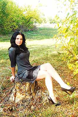 Purposeful lady Tat'yana from Nikolaev (Ukraine), 30 yo, hair color black