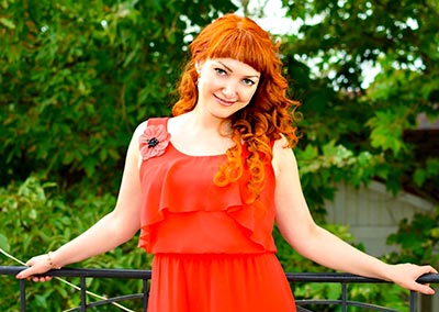 Successful bride Irina from Nikolaev (Ukraine), 46 yo, hair color red-haired