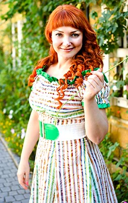 Successful bride Irina from Nikolaev (Ukraine), 46 yo, hair color red-haired