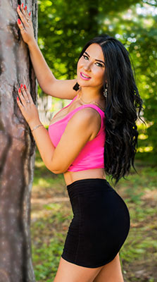 Social girl Vitaliya from Odessa (Ukraine), 24 yo, hair color black