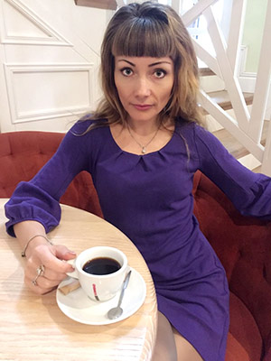 Joyful woman Tat'yana from Kremenchug (Ukraine), 41 yo, hair color brown-haired