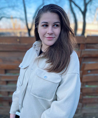 Frank girl Ekaterina from Odessa (Ukraine), 22 yo, hair color brown