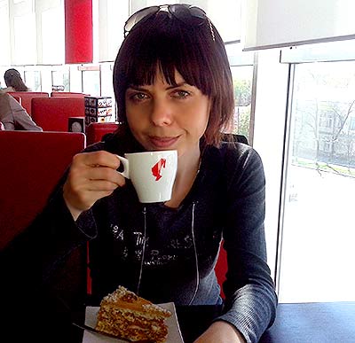 Selfconfident lady Oksana from Poltava (Ukraine), 44 yo, hair color dark brown